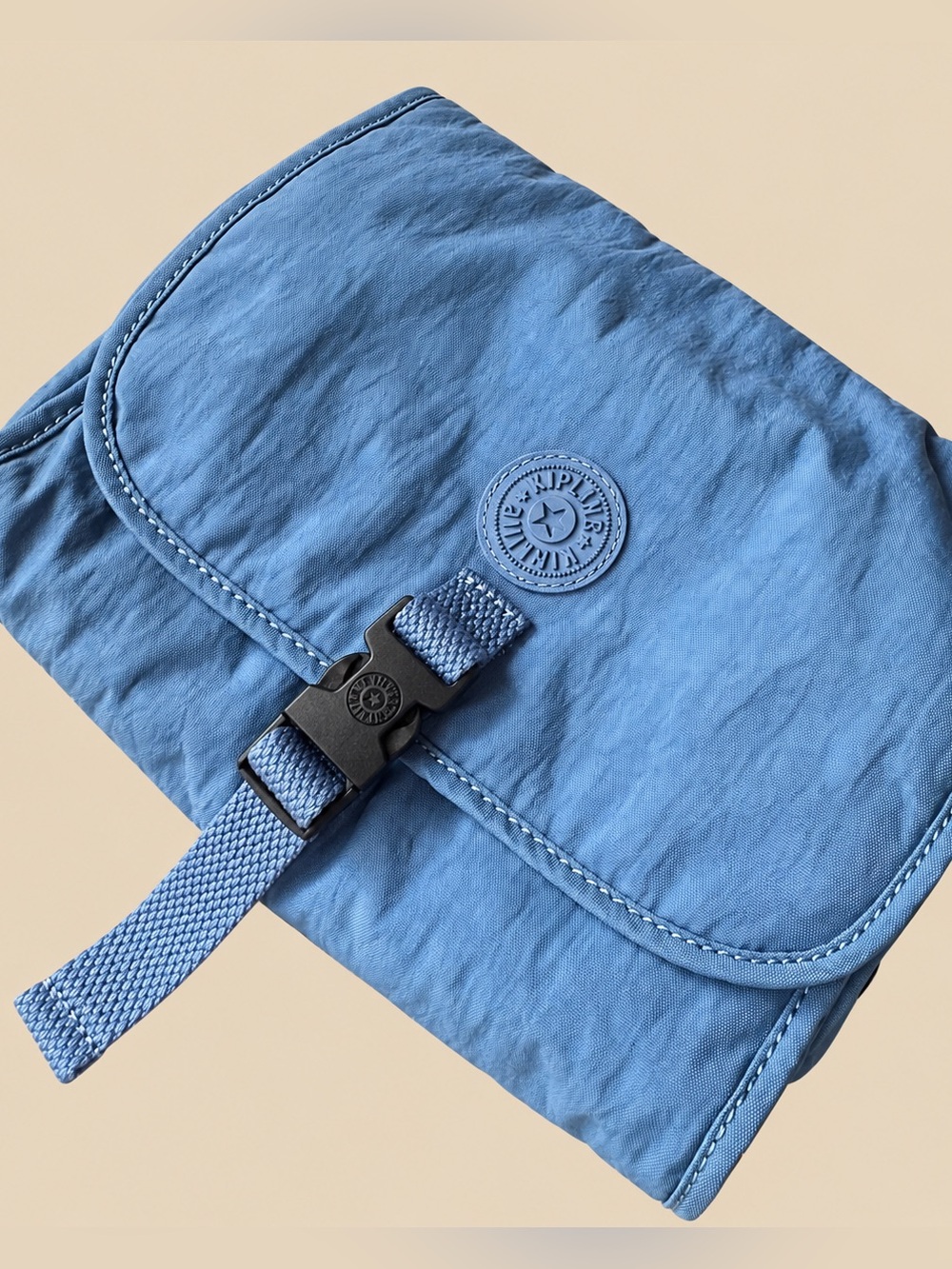 Kipling Cornflower Travel Pouch